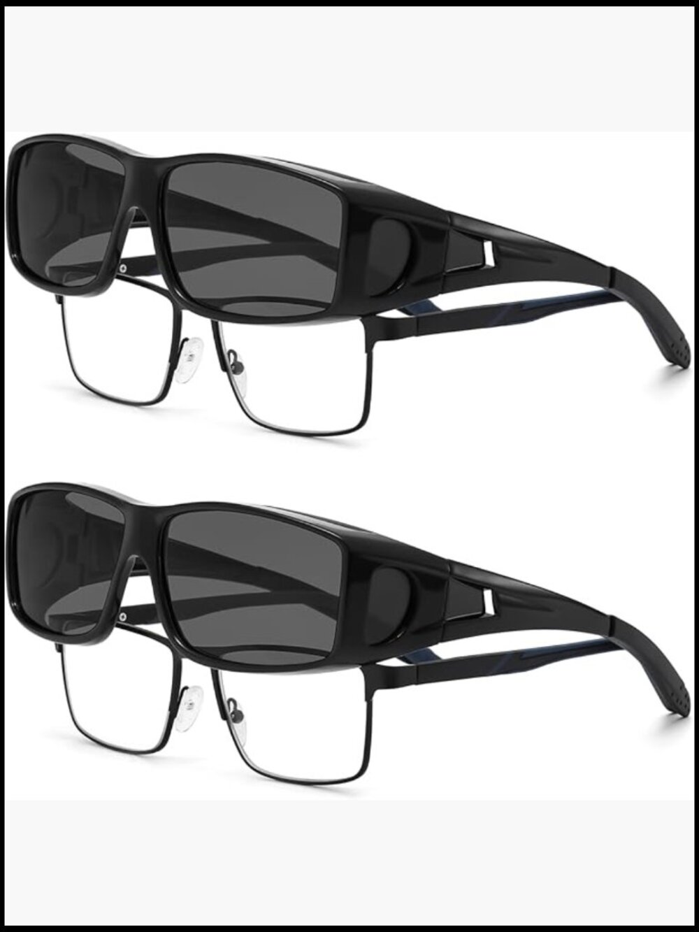 Polarized Fit Over Glasses Sunglasses for Driving UV Protection